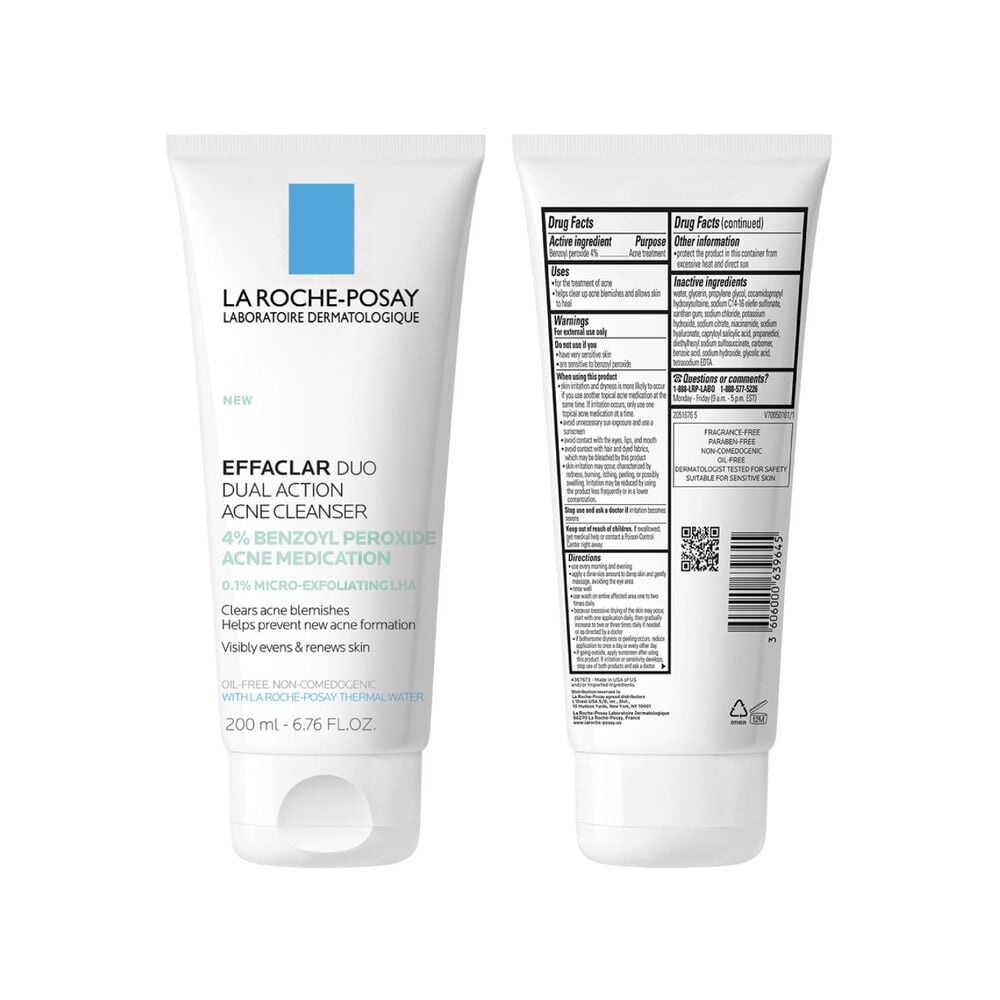 Effaclar Dual Action Acne Face Wash With 4% Benzoyl Peroxide - Image 8