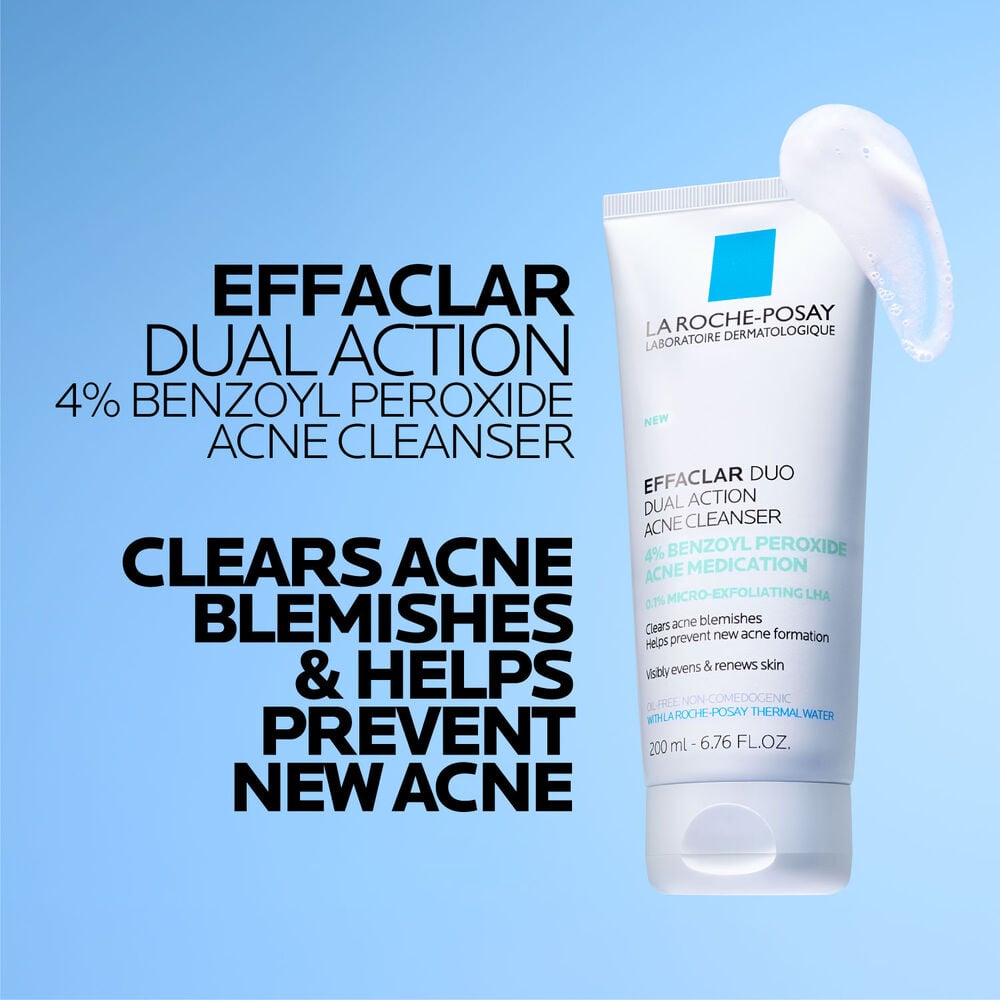 Effaclar Dual Action Acne Face Wash With 4% Benzoyl Peroxide - Image 4